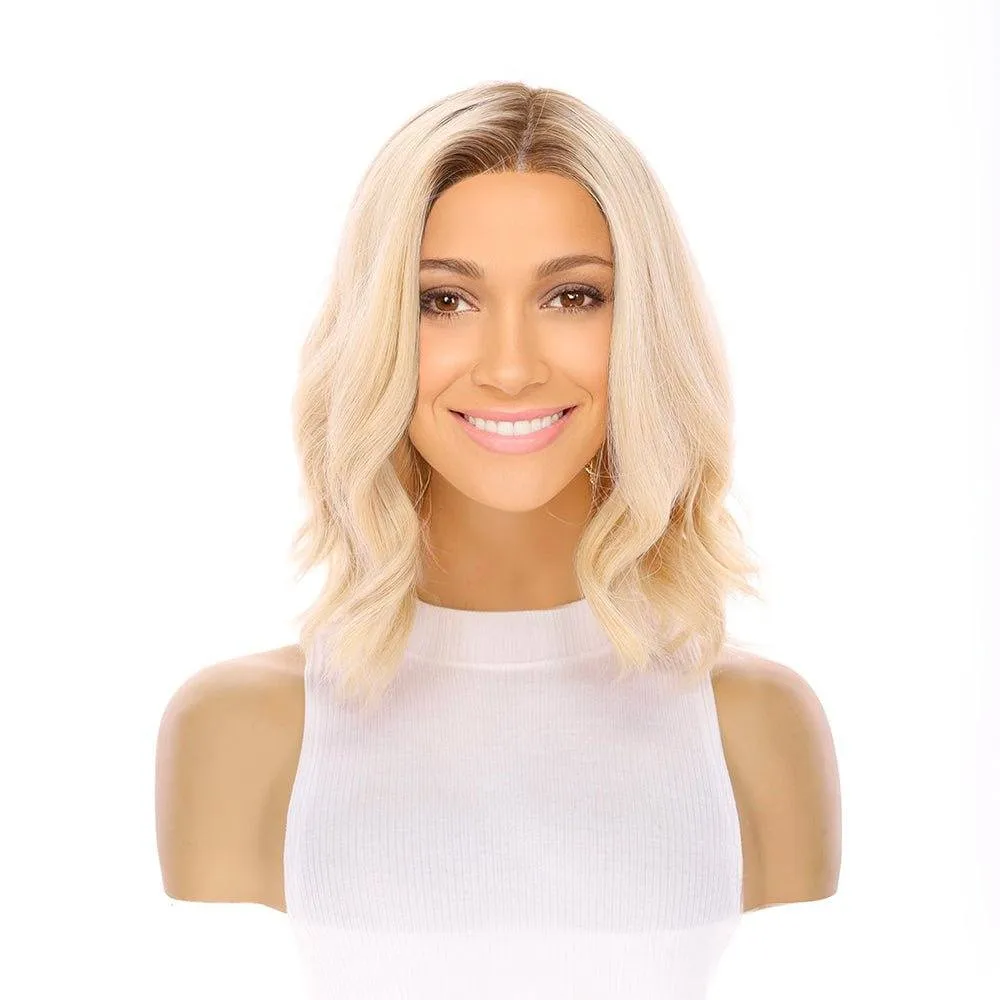 13" Victoria Silk Top Wig Platinum Blonde