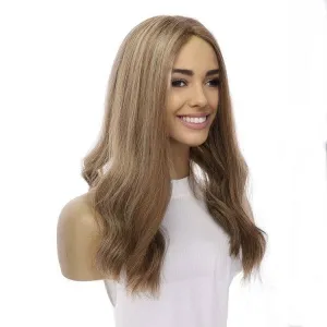 18" Emerald Silk Top Topper Medium Blonde