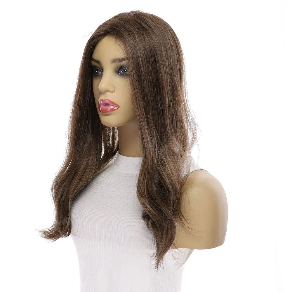 18" Emerald Silk Top Topper Medium Brown Babylight