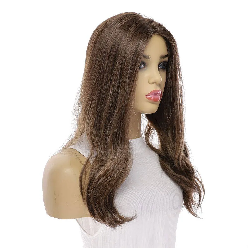 18" Emerald Silk Top Topper Medium Brown Babylight