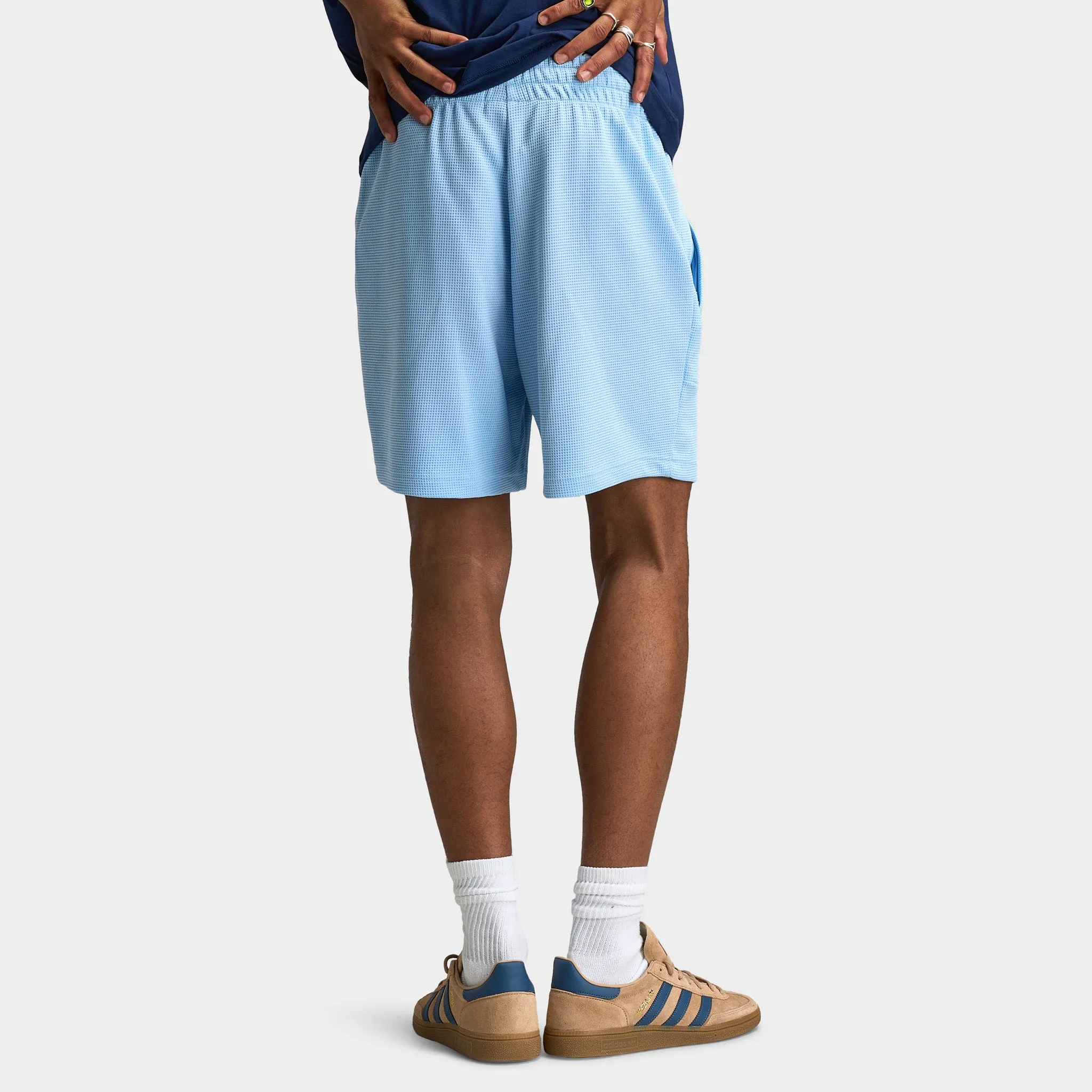 adidas Originals Trefoil Essentials Waffle Shorts / Clear Sky