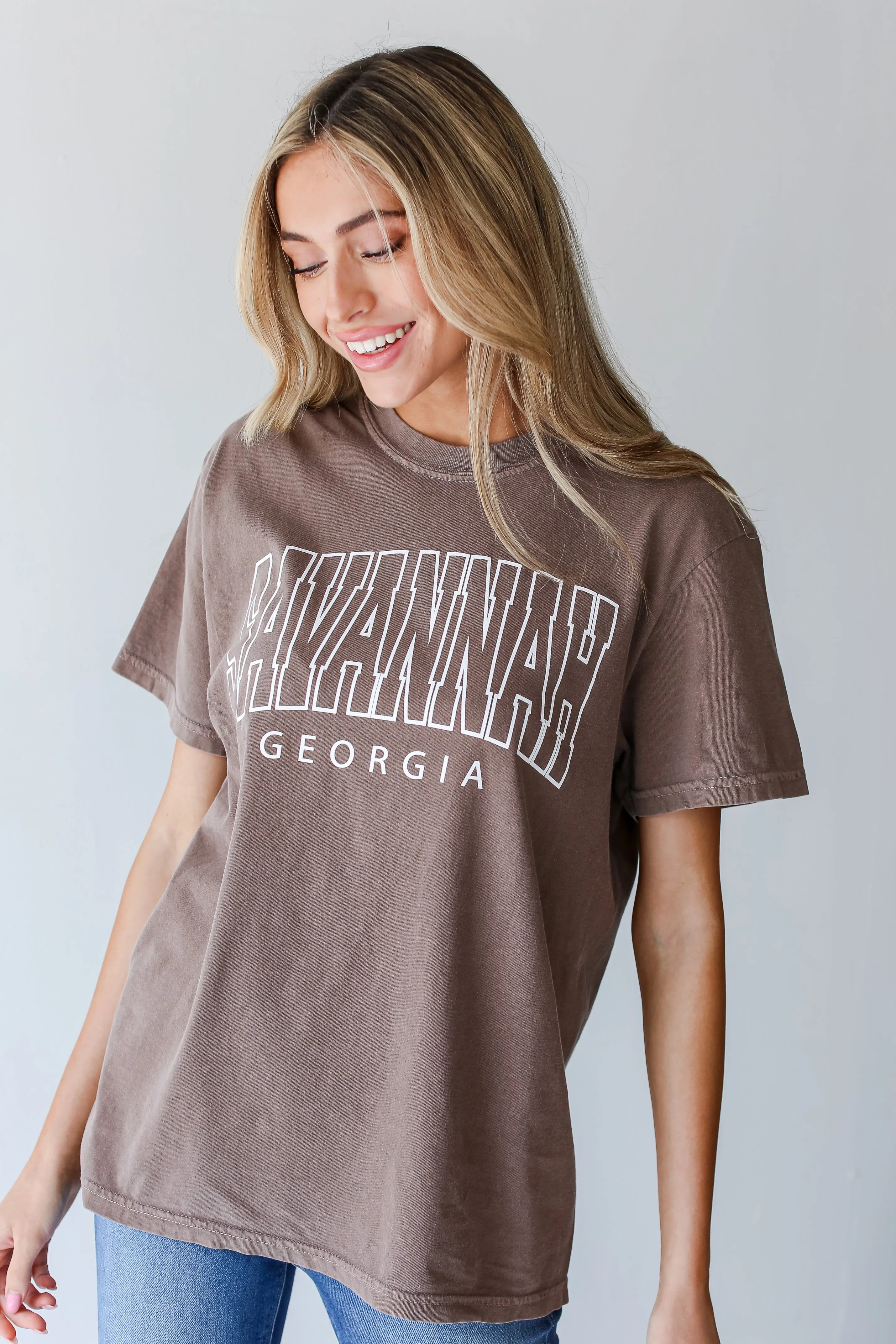 Brown Savannah Georgia Tee