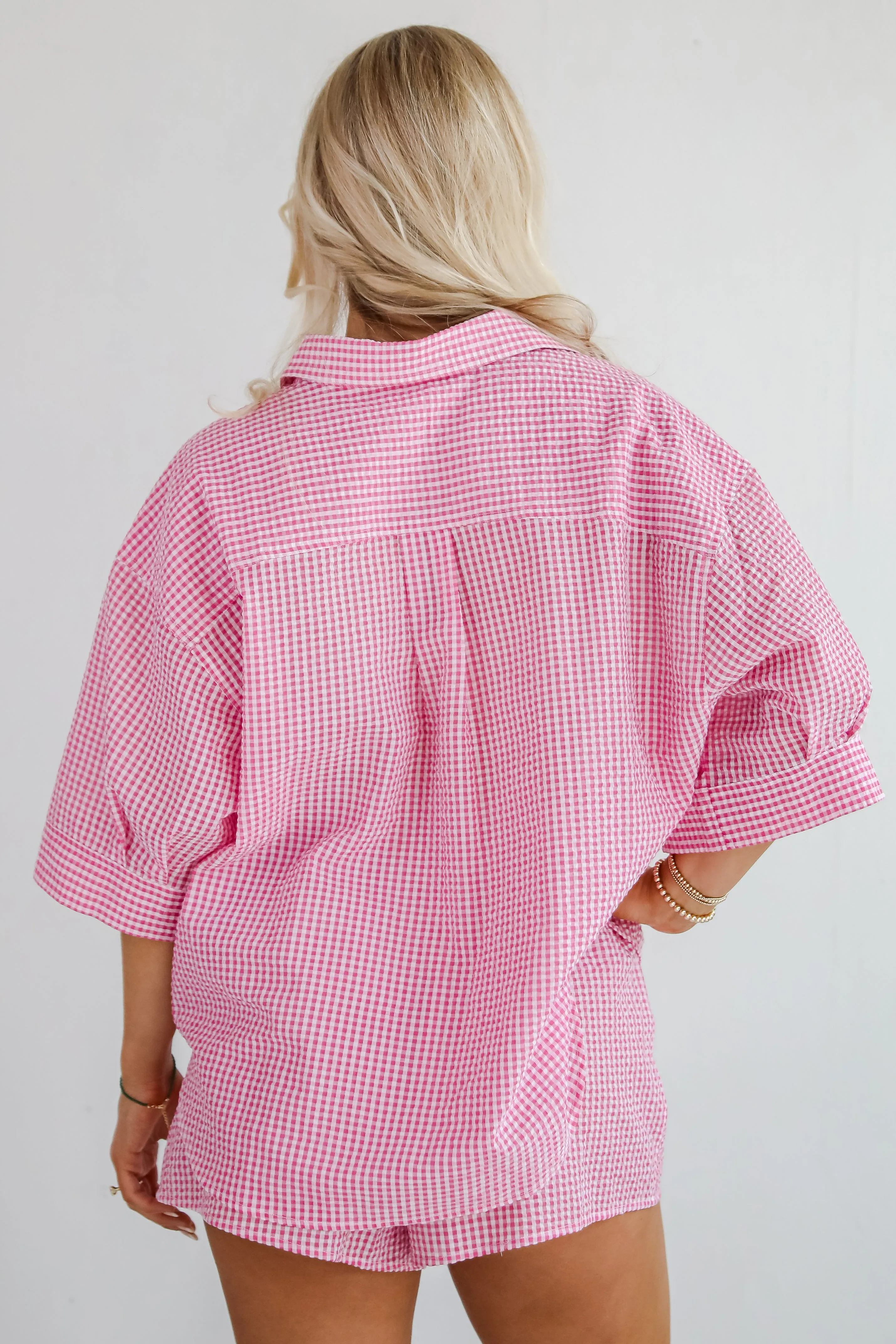 Charming Sense Gingham Blouse