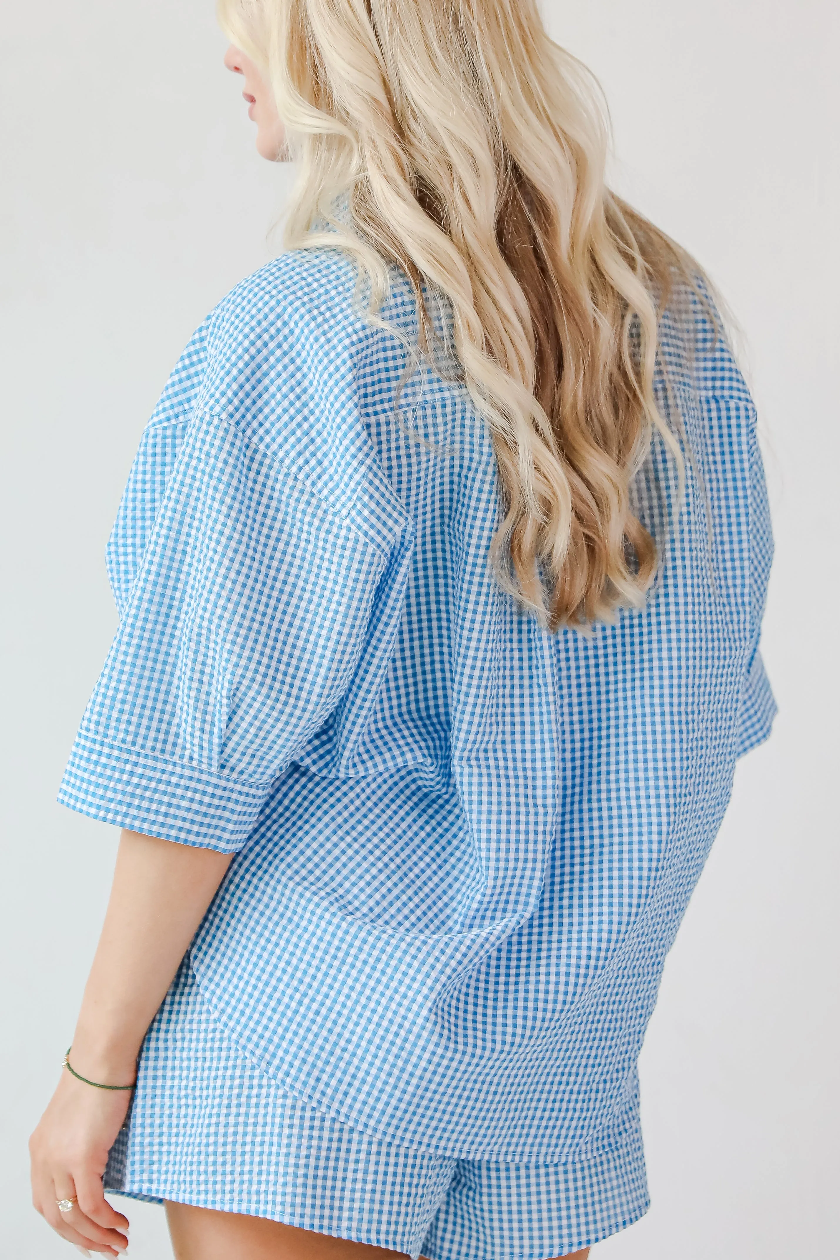 Charming Sense Gingham Blouse