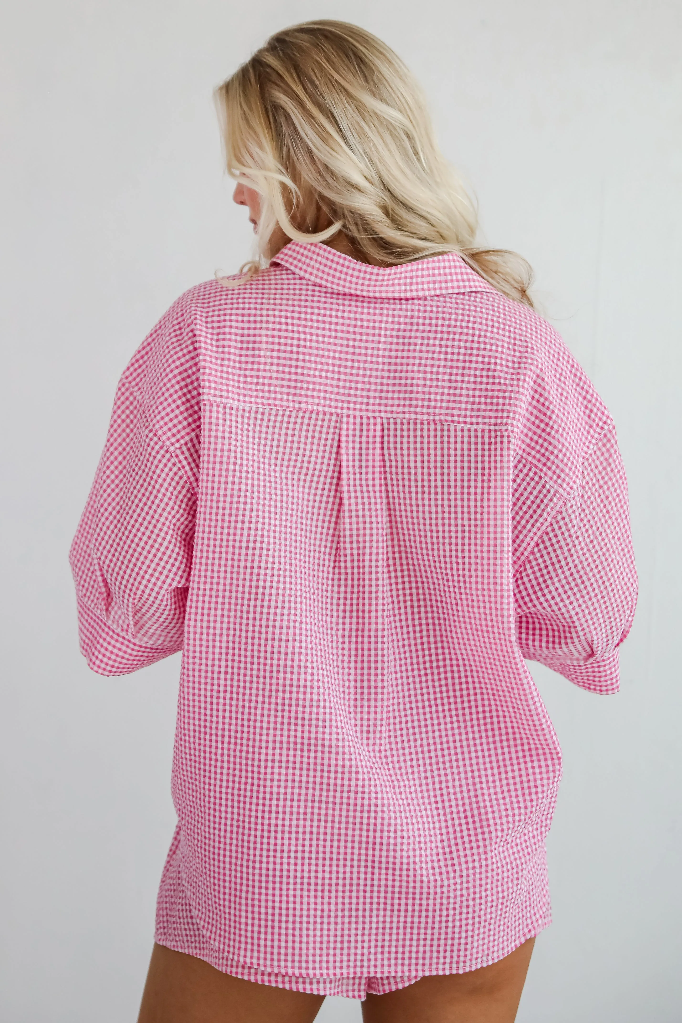 Charming Sense Gingham Blouse