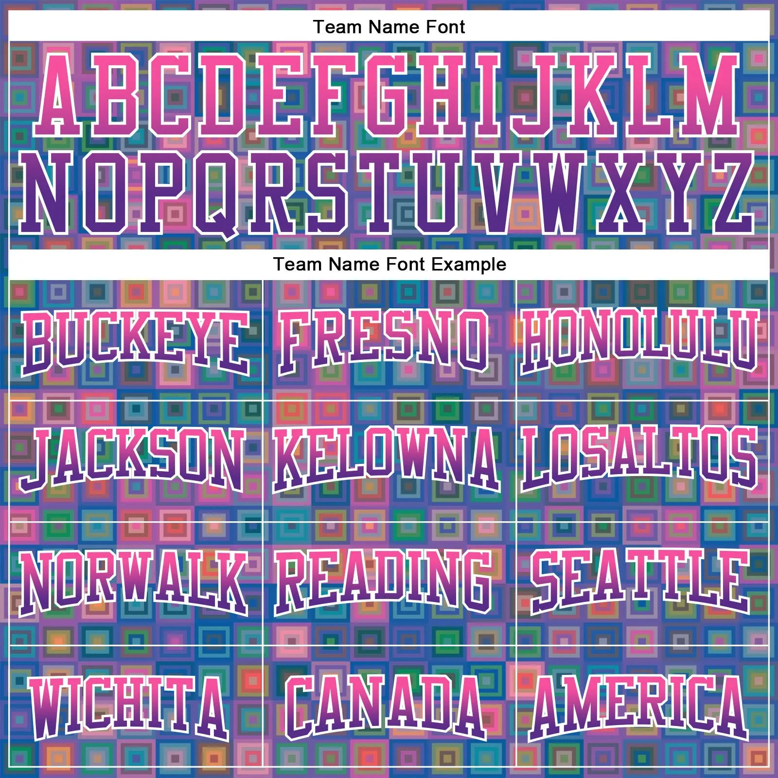 Custom Stitched Royal Pink-Purple 3D Pattern Design Geometric GradientSquare Shapes Sports Pullover Sweatshirt Hoodie