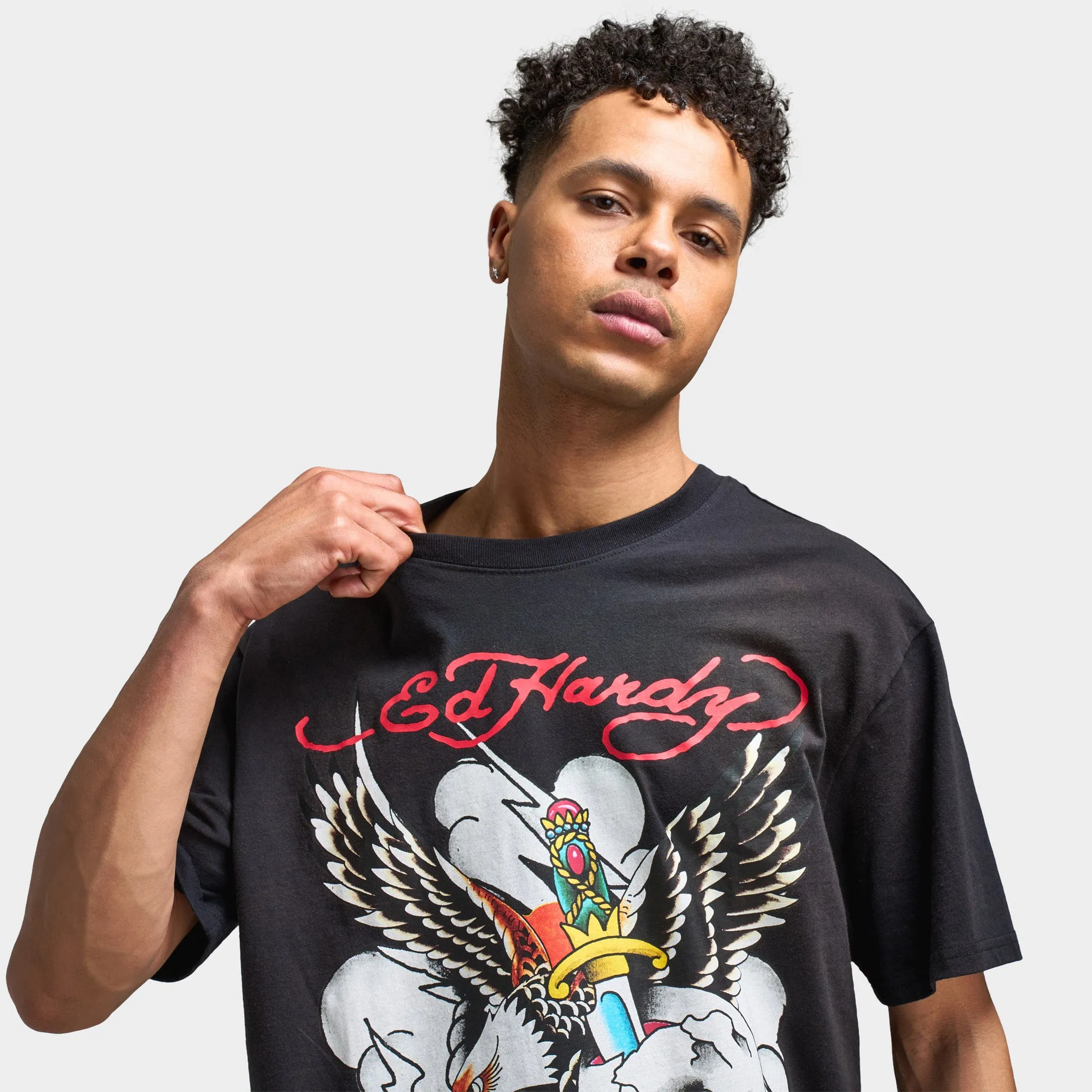 Ed Hardy Vintage '77 Eagle Graphic T-Shirt / Black