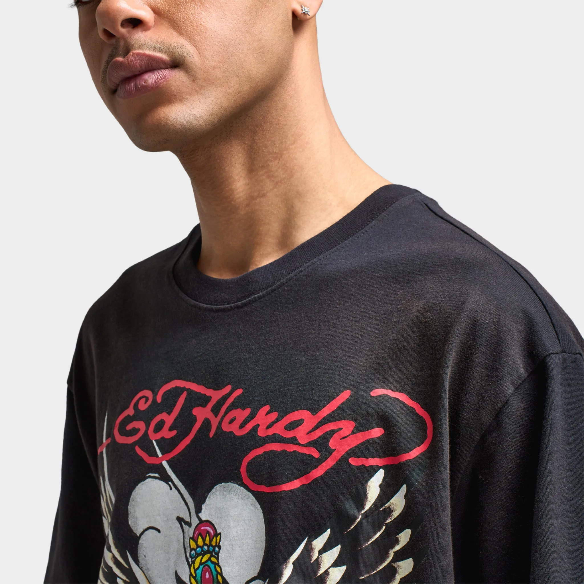 Ed Hardy Vintage '77 Eagle Graphic T-Shirt / Black