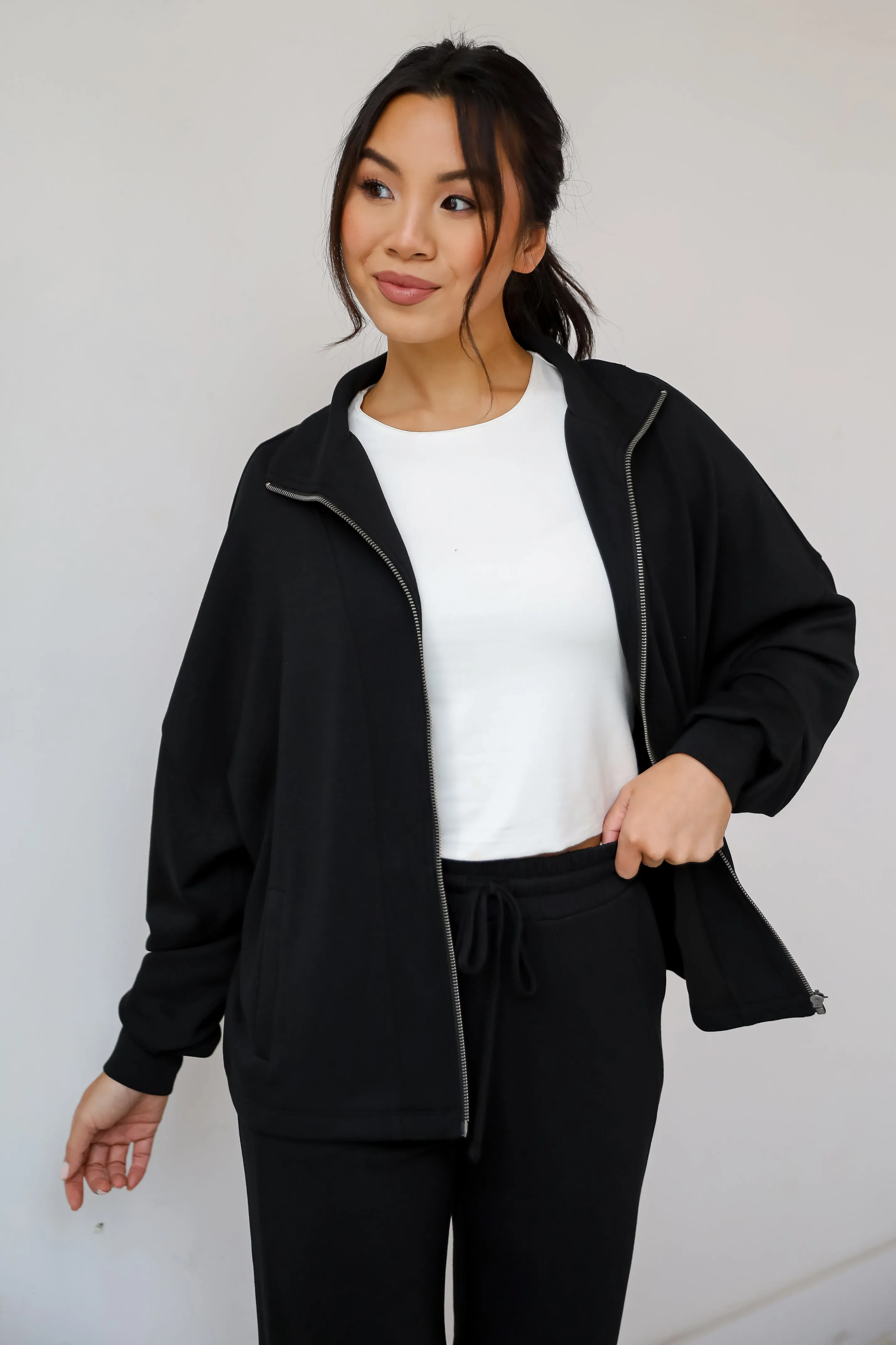 FINAL SALE - Essential Comfort Zip-Up Jacket - DOORBUSTER