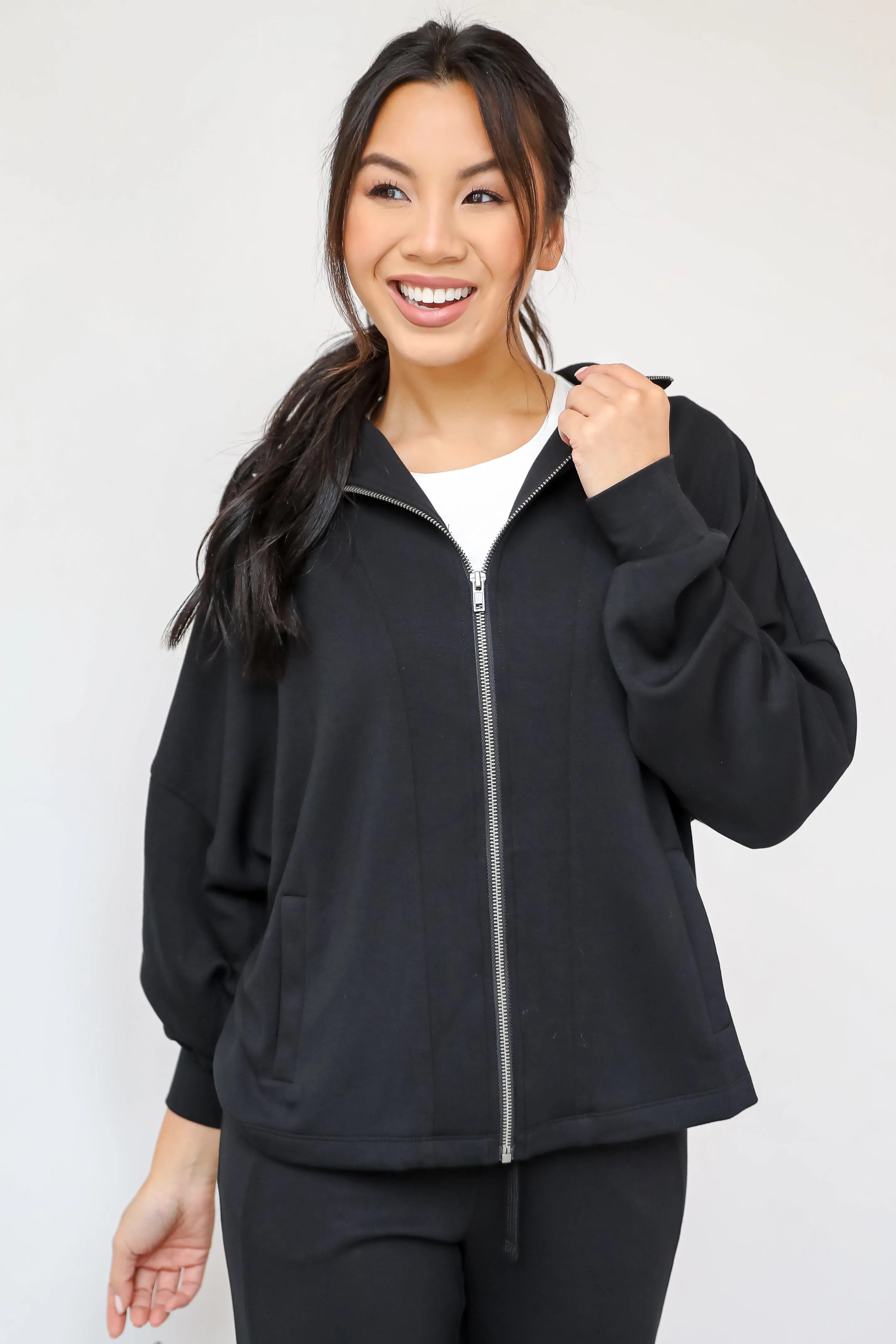 FINAL SALE - Essential Comfort Zip-Up Jacket - DOORBUSTER