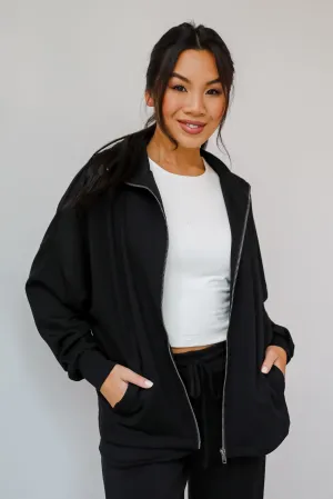 FINAL SALE - Essential Comfort Zip-Up Jacket - DOORBUSTER