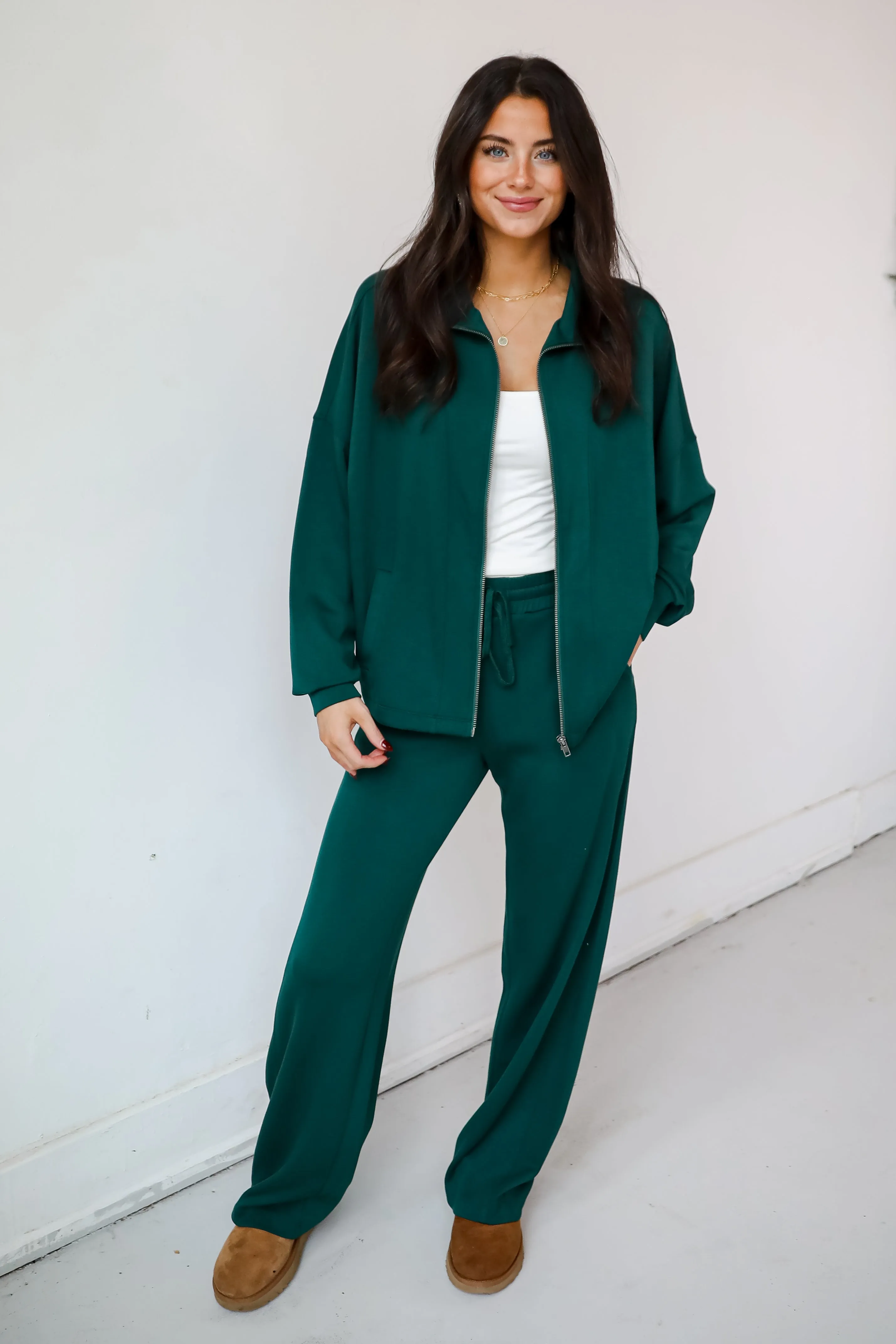 FINAL SALE - Essential Comfort Zip-Up Jacket - DOORBUSTER