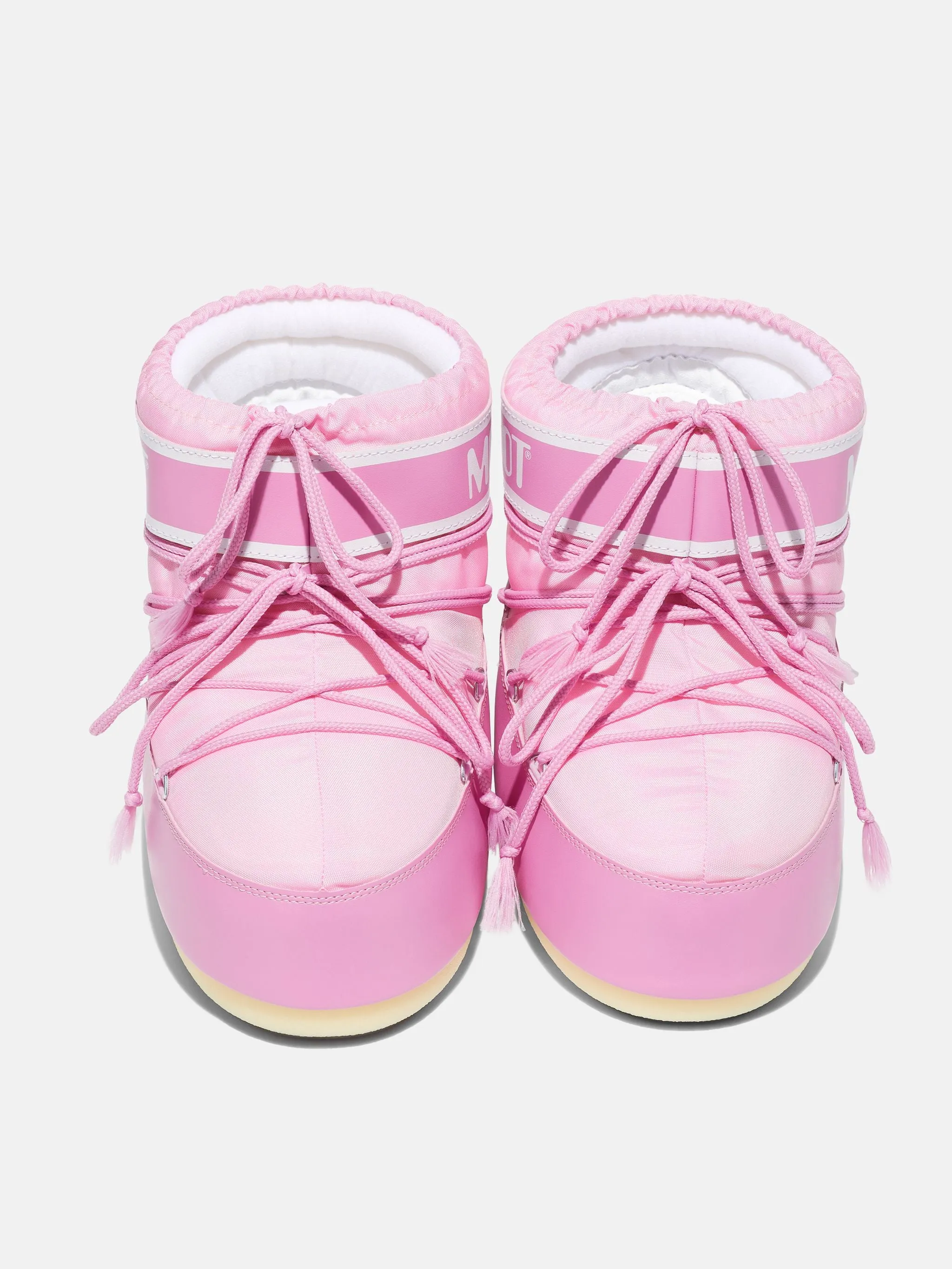 Icon Low Pink Nylon Boots
