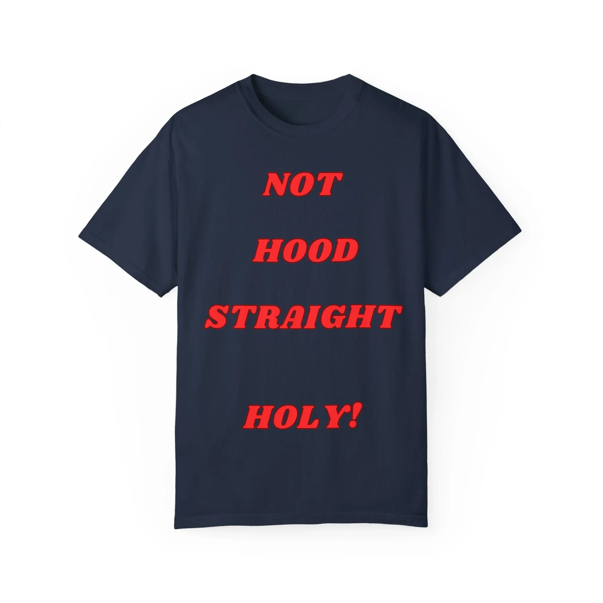 KPD Ministry Not Hood Straight Holy Garment-Dyed T-shirt