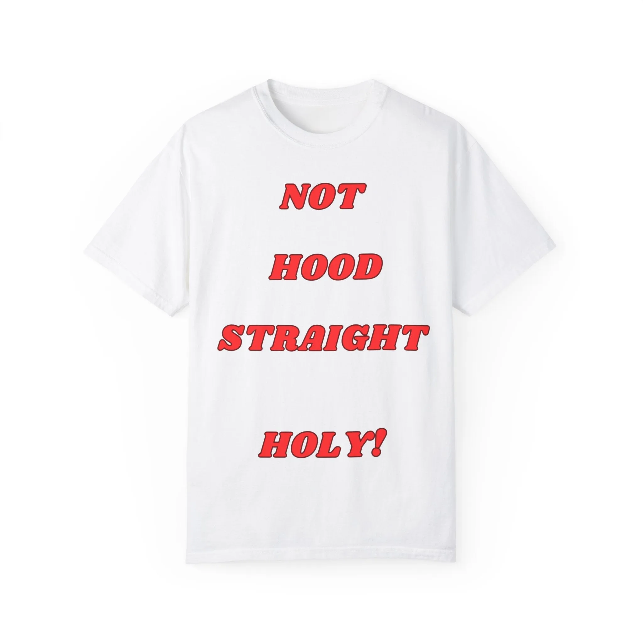 KPD Ministry Not Hood Straight Holy Garment-Dyed T-shirt