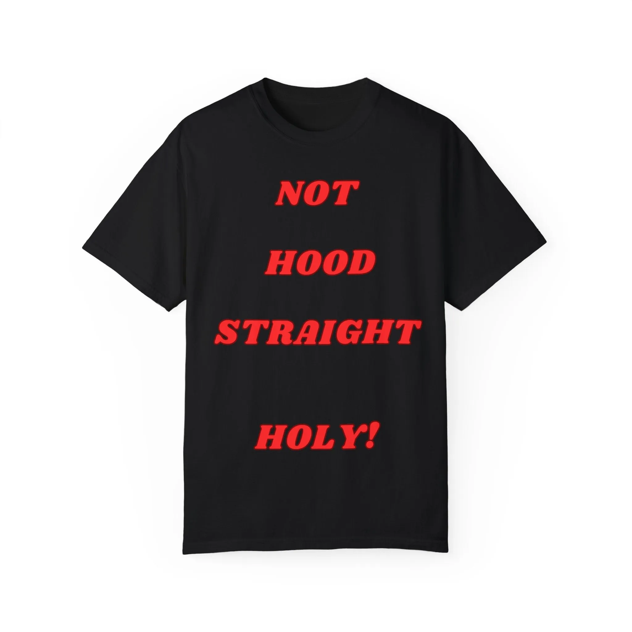 KPD Ministry Not Hood Straight Holy Garment-Dyed T-shirt