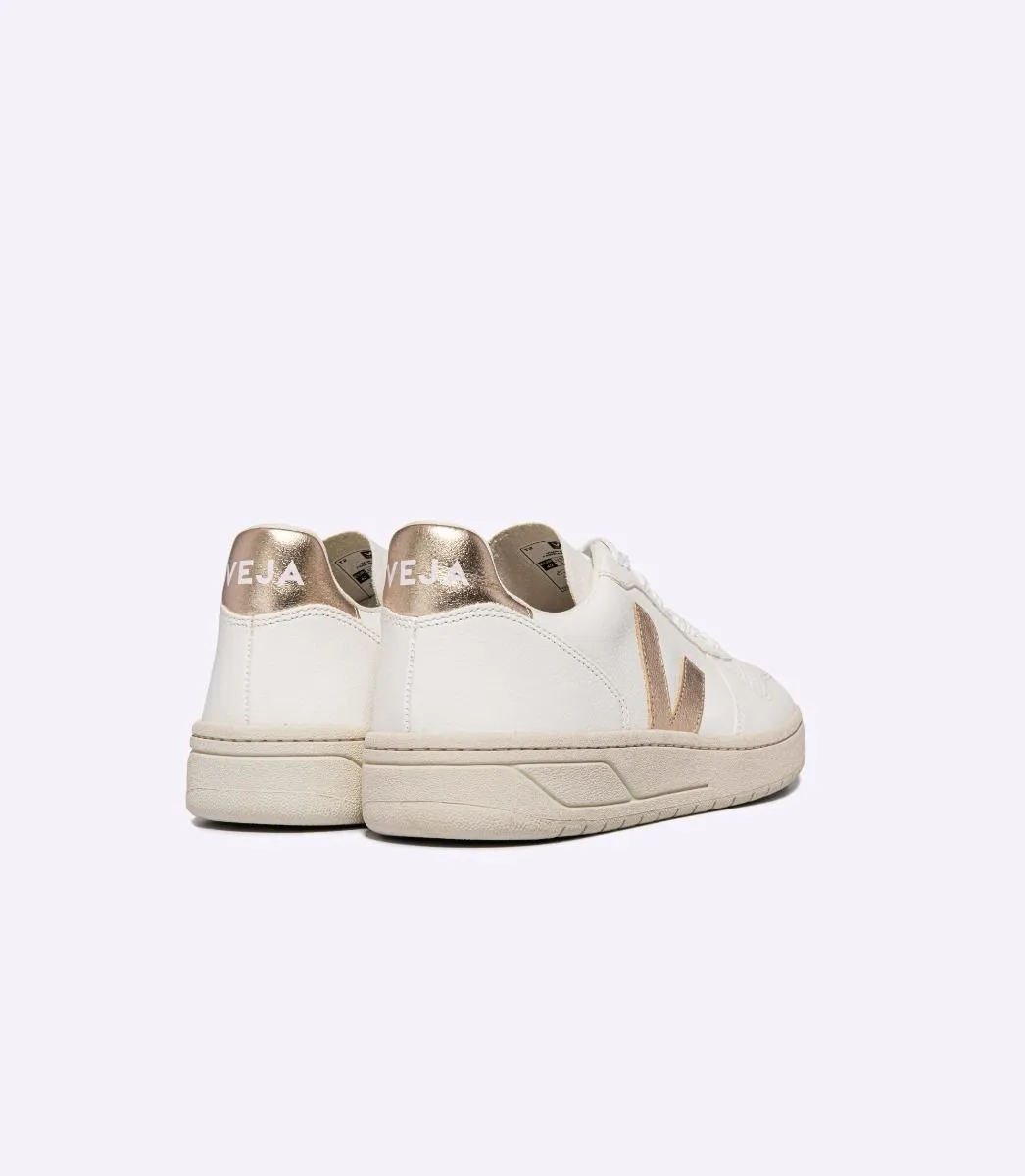 Men's V-10 Chromefree Leather White Platine