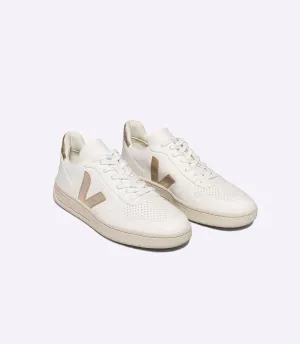 Men's V-10 Chromefree Leather White Platine