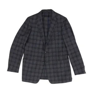 Navy Plaid Sport Coat