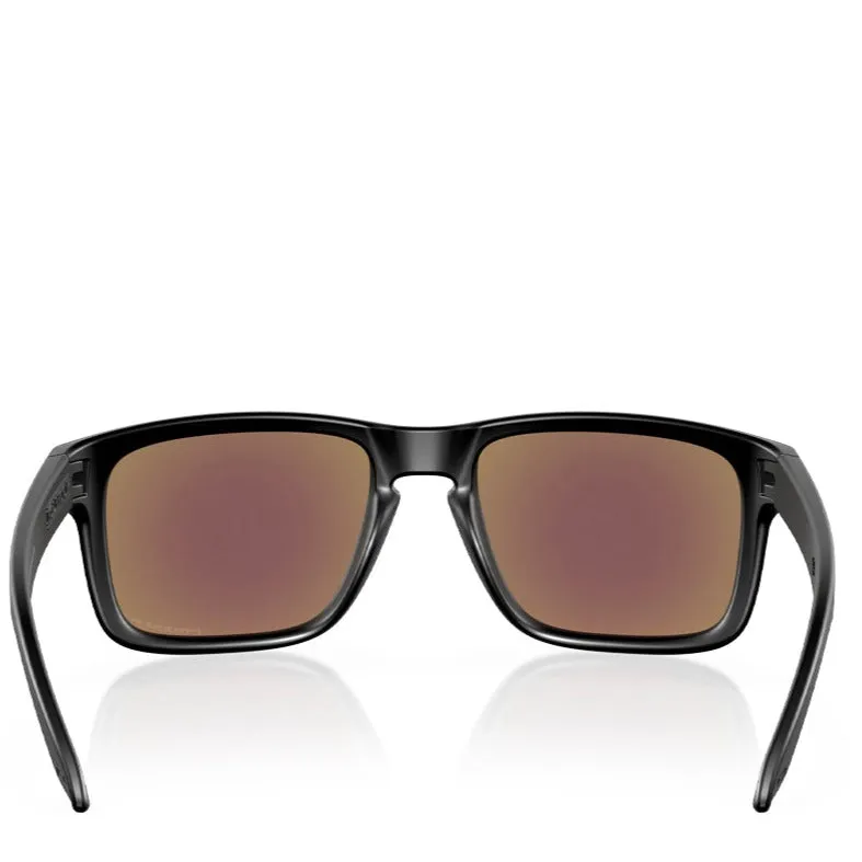 OAKLEY HOLBROOK MATTE BLACK W/ PRIZM SAPPHIRE POLARIZED