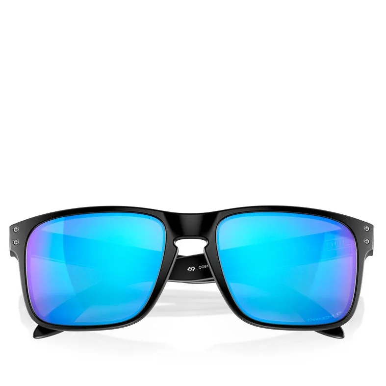 OAKLEY HOLBROOK MATTE BLACK W/ PRIZM SAPPHIRE POLARIZED