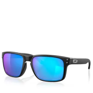 OAKLEY HOLBROOK MATTE BLACK W/ PRIZM SAPPHIRE POLARIZED