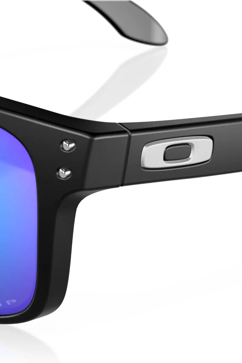 OAKLEY HOLBROOK MATTE BLACK W/ PRIZM SAPPHIRE POLARIZED