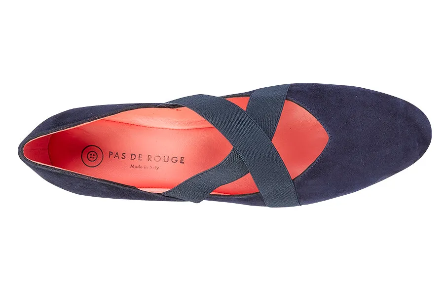 Pas Dalia Navy Suede