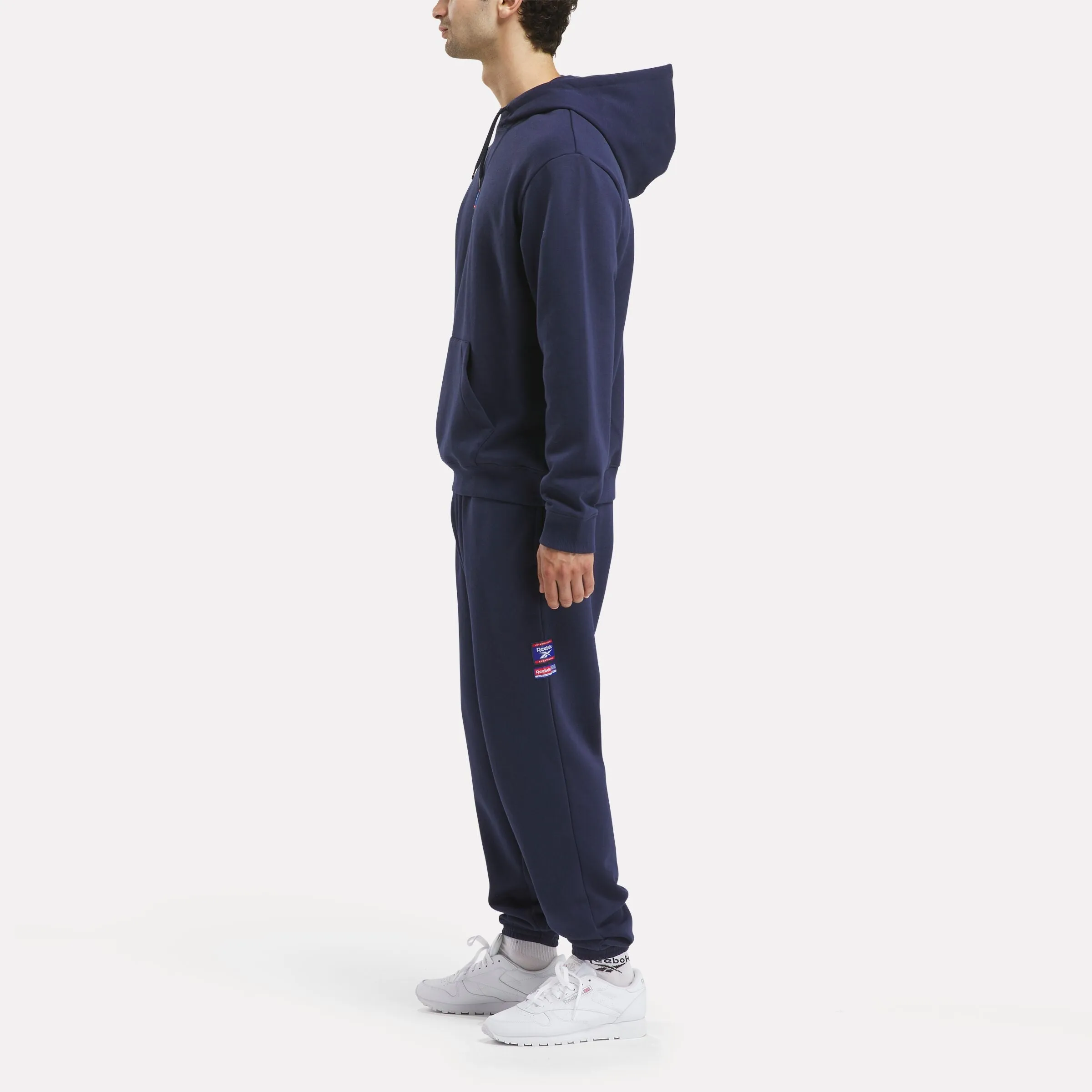 Reebok Identity Badge Hoodie Vector Navy