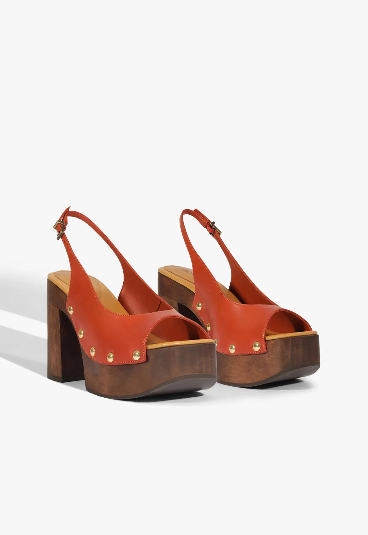Rose Sling Platform Sandal