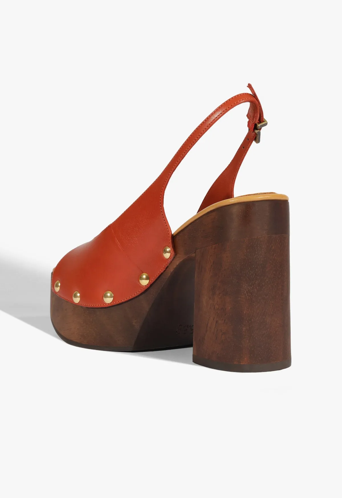 Rose Sling Platform Sandal