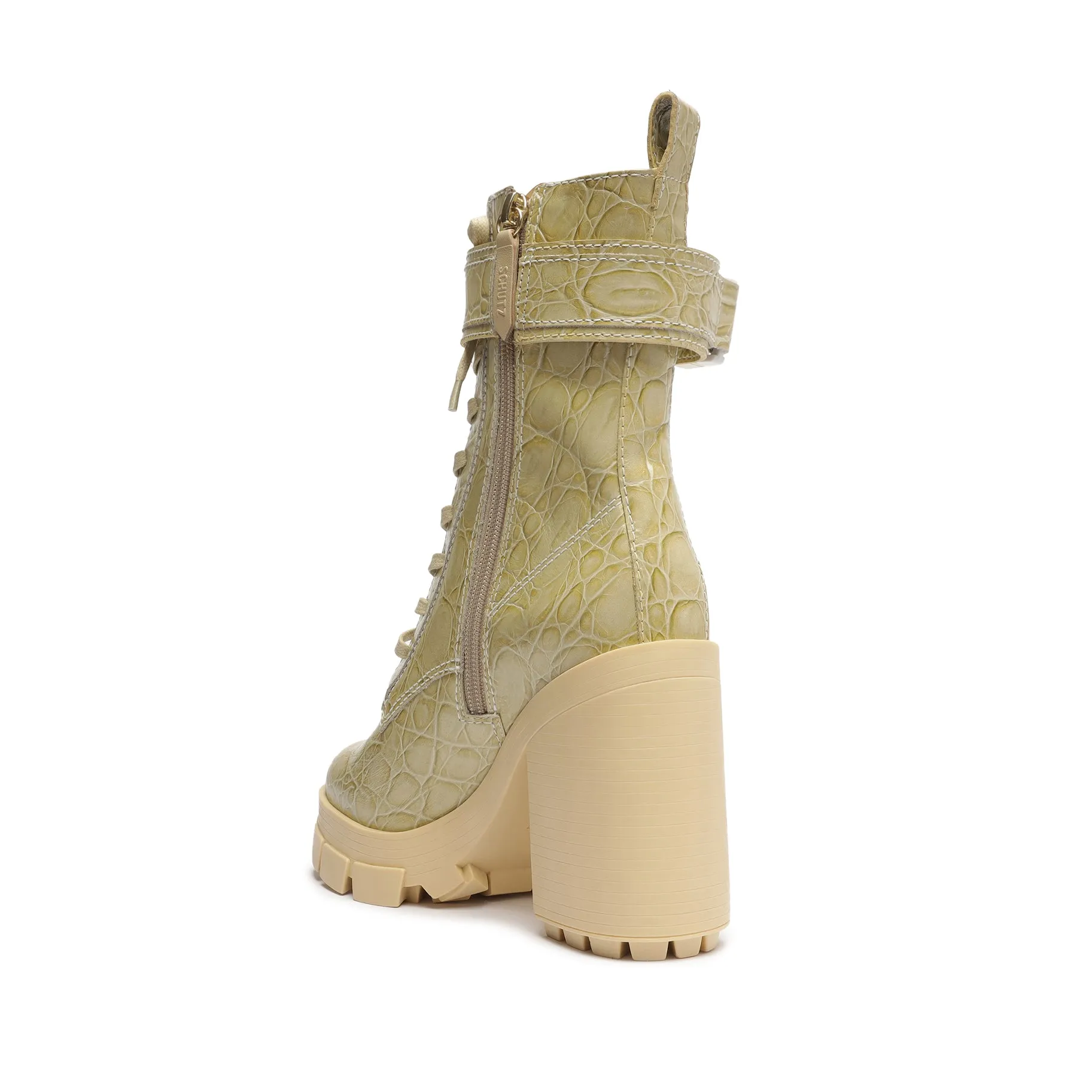 Roslyn Buckle Leather Bootie
