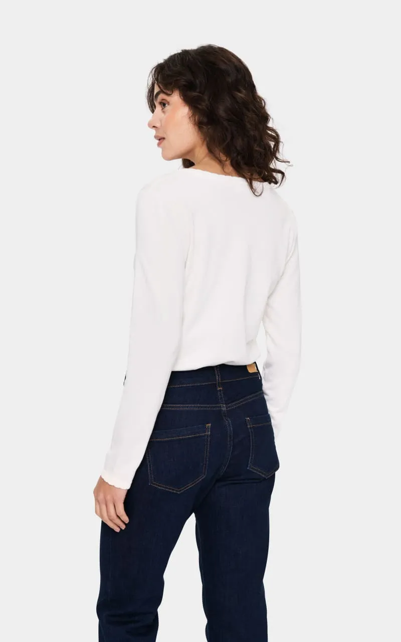 Saint Tropez- Mila V-Neck Pullover