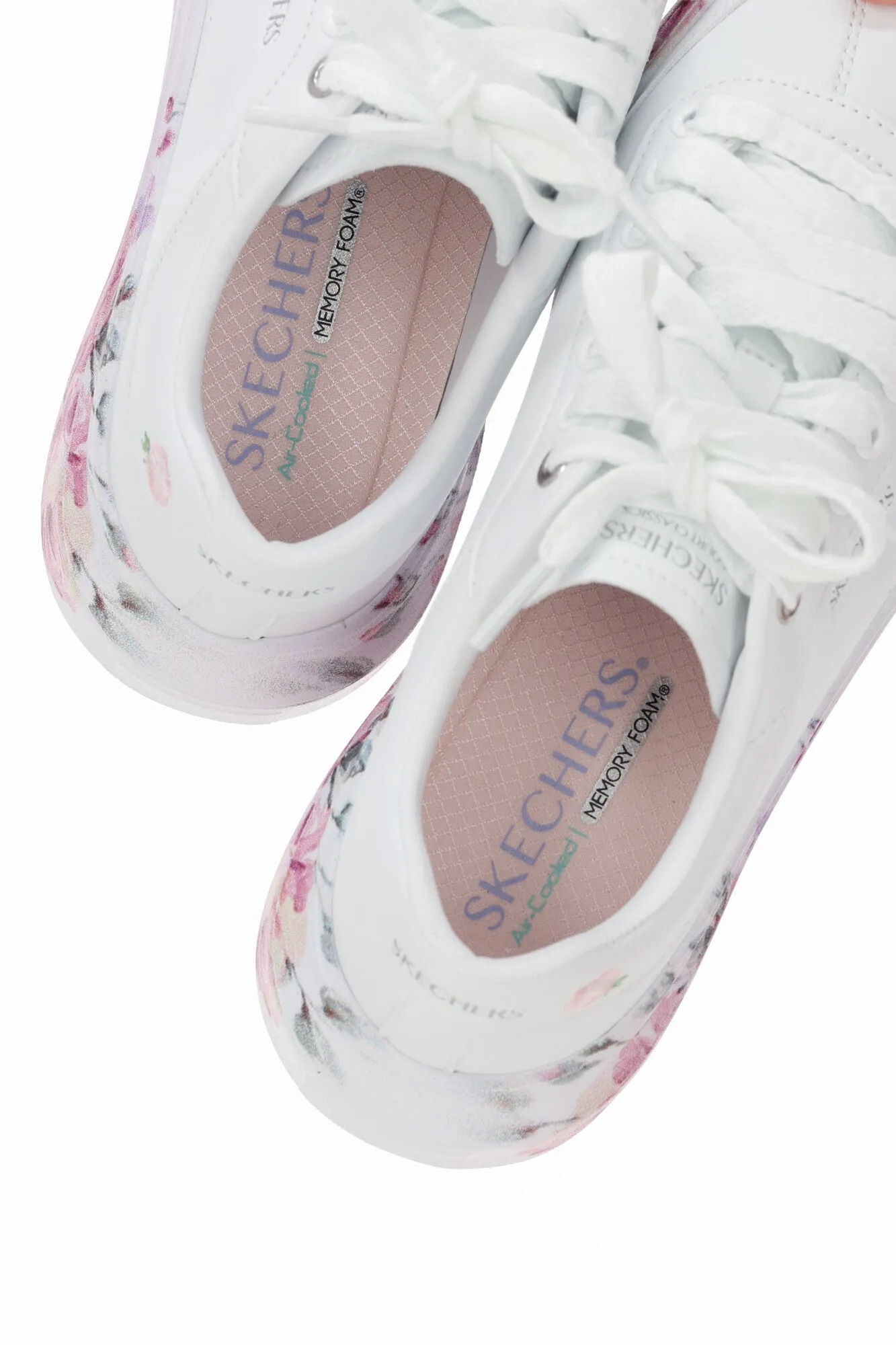 Skechers Cordova Classic Painted Florals White
