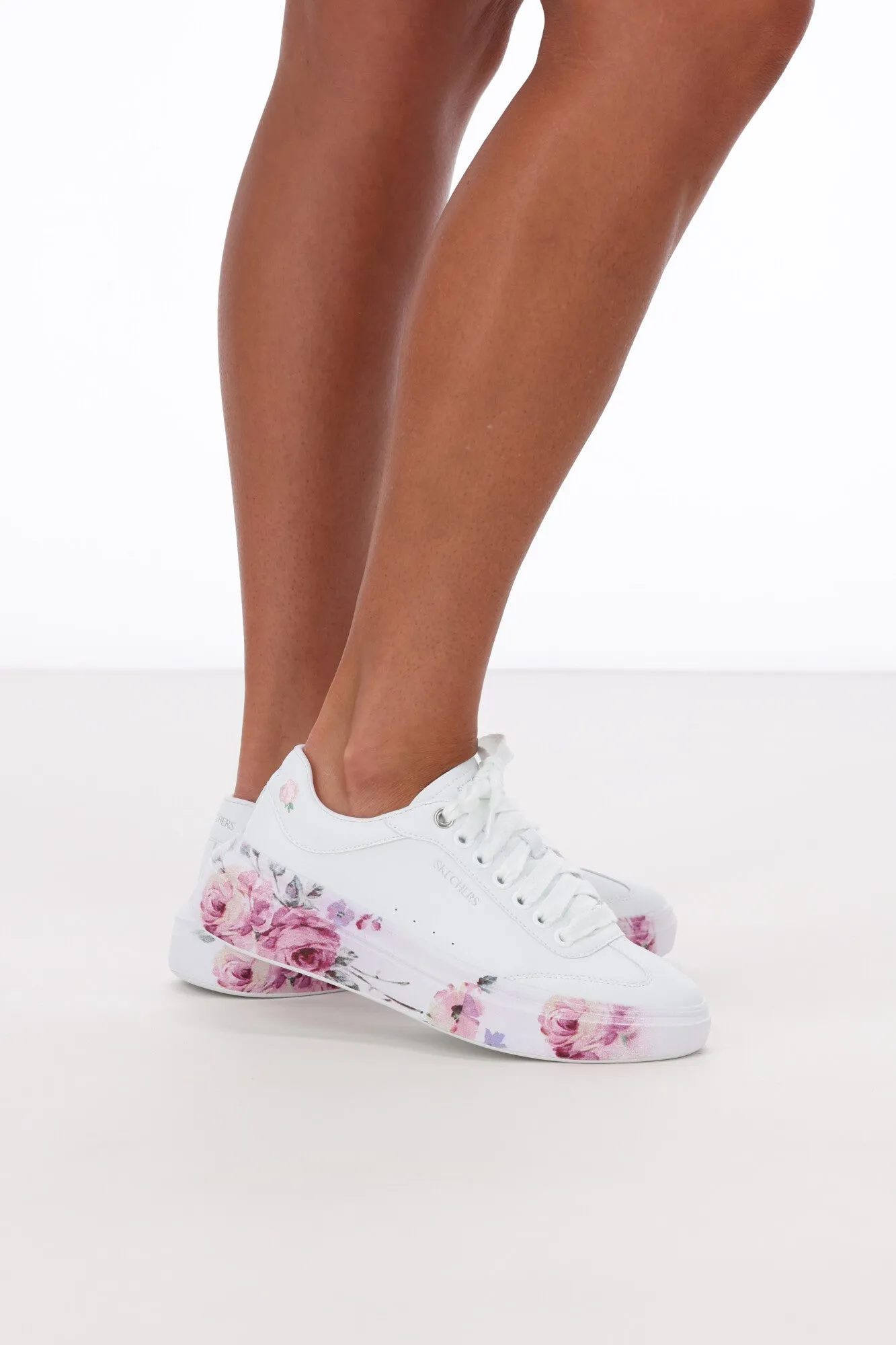 Skechers Cordova Classic Painted Florals White
