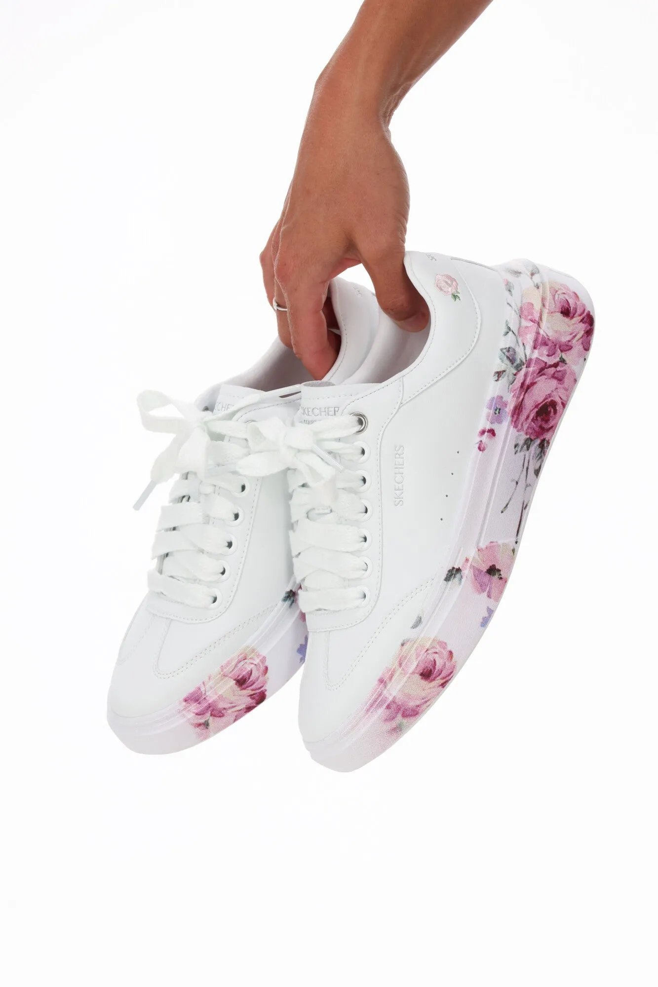 Skechers Cordova Classic Painted Florals White