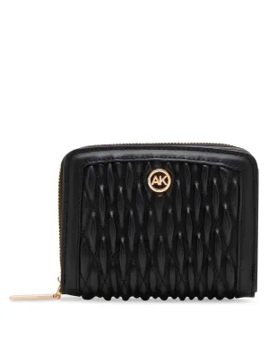Small Ruched Quilted Wallet