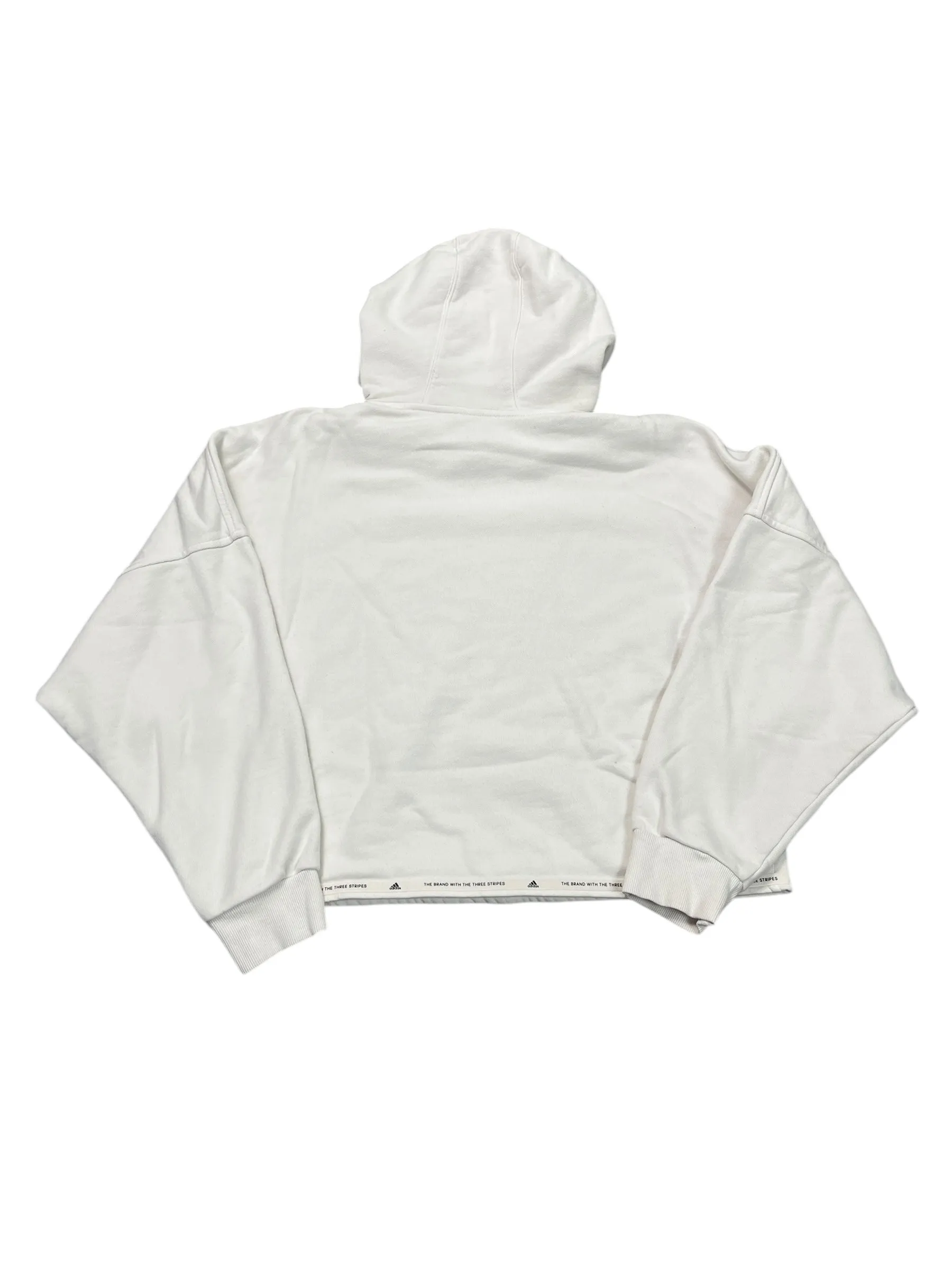 Sweatshirt Hoodie By Adidas In Cream, Size:Xs