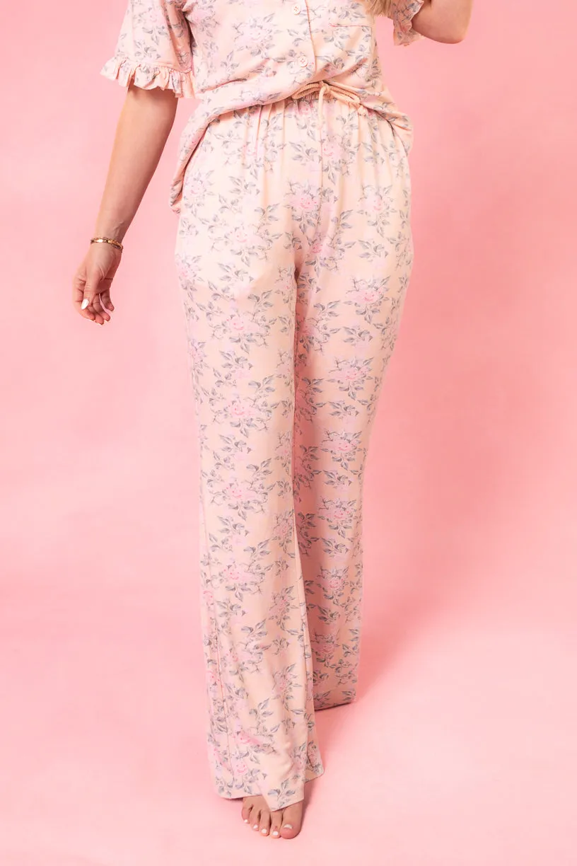 Tiffany Pajama Set in Tea Party Floral - FINAL SALE