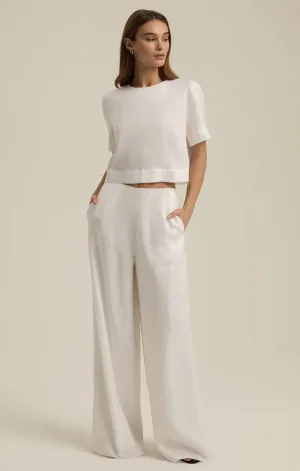Wide Leg Linen Pant