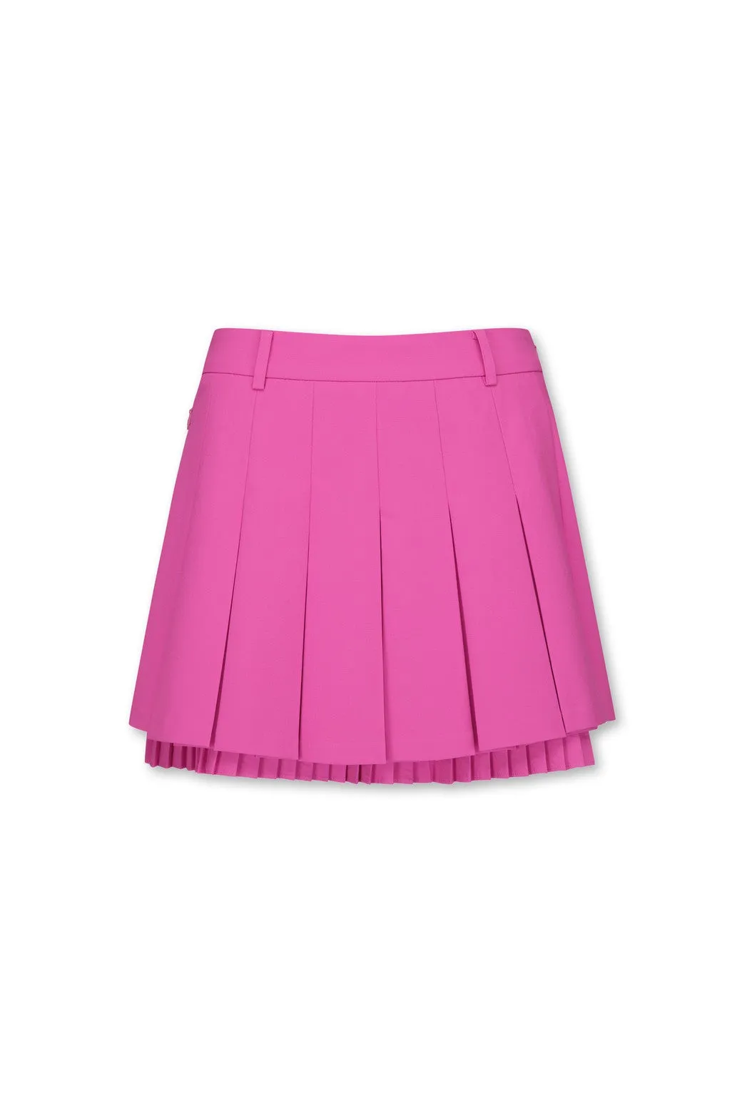 Women Athletic A-line gather Skort Pink