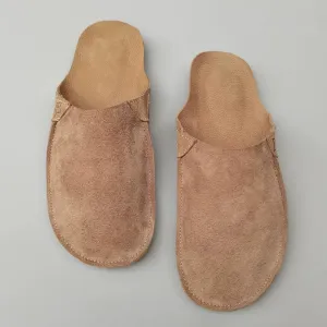 Women Soft Sole Leather Slides Comfortable Casual Slip-On Slippers