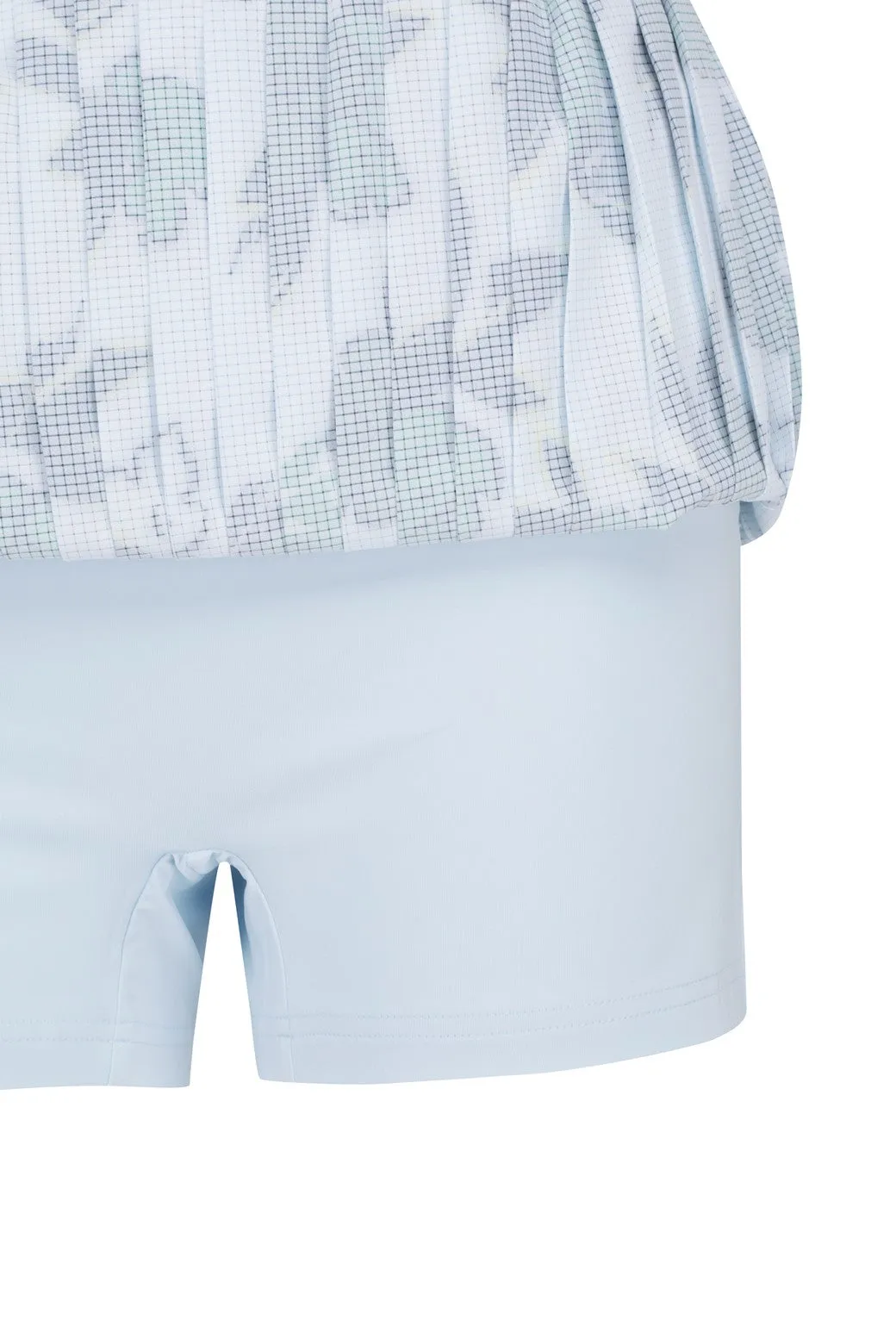 Women's ATHLETIC Forest Pleats Skort Blue