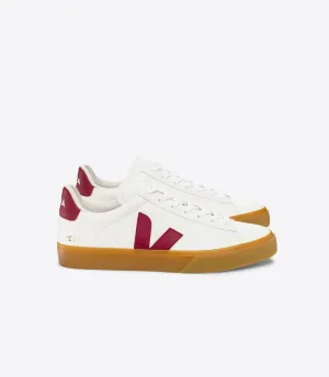 Women's Campo Chromefree Leather White Marsala Natural