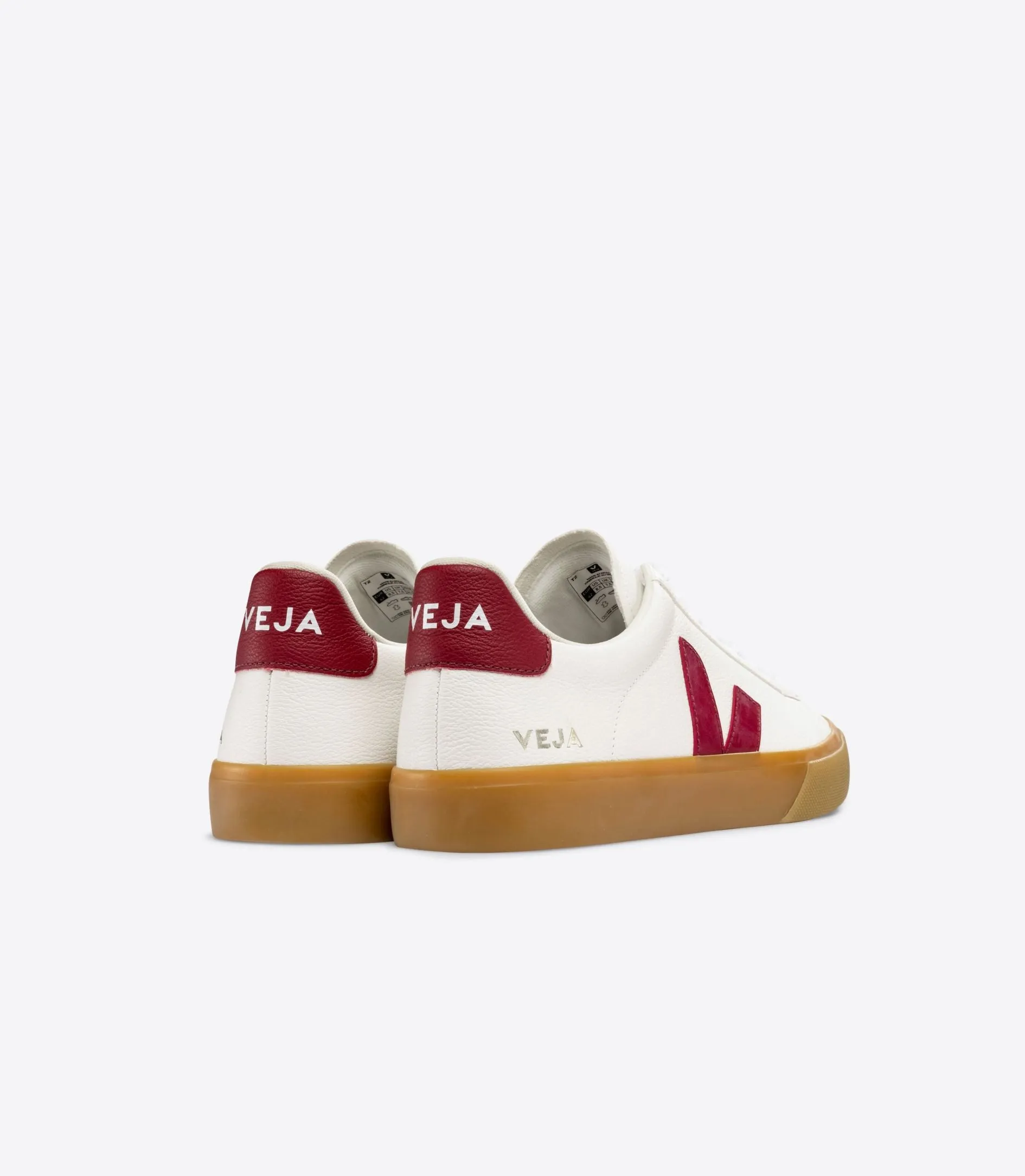 Women's Campo Chromefree Leather White Marsala Natural