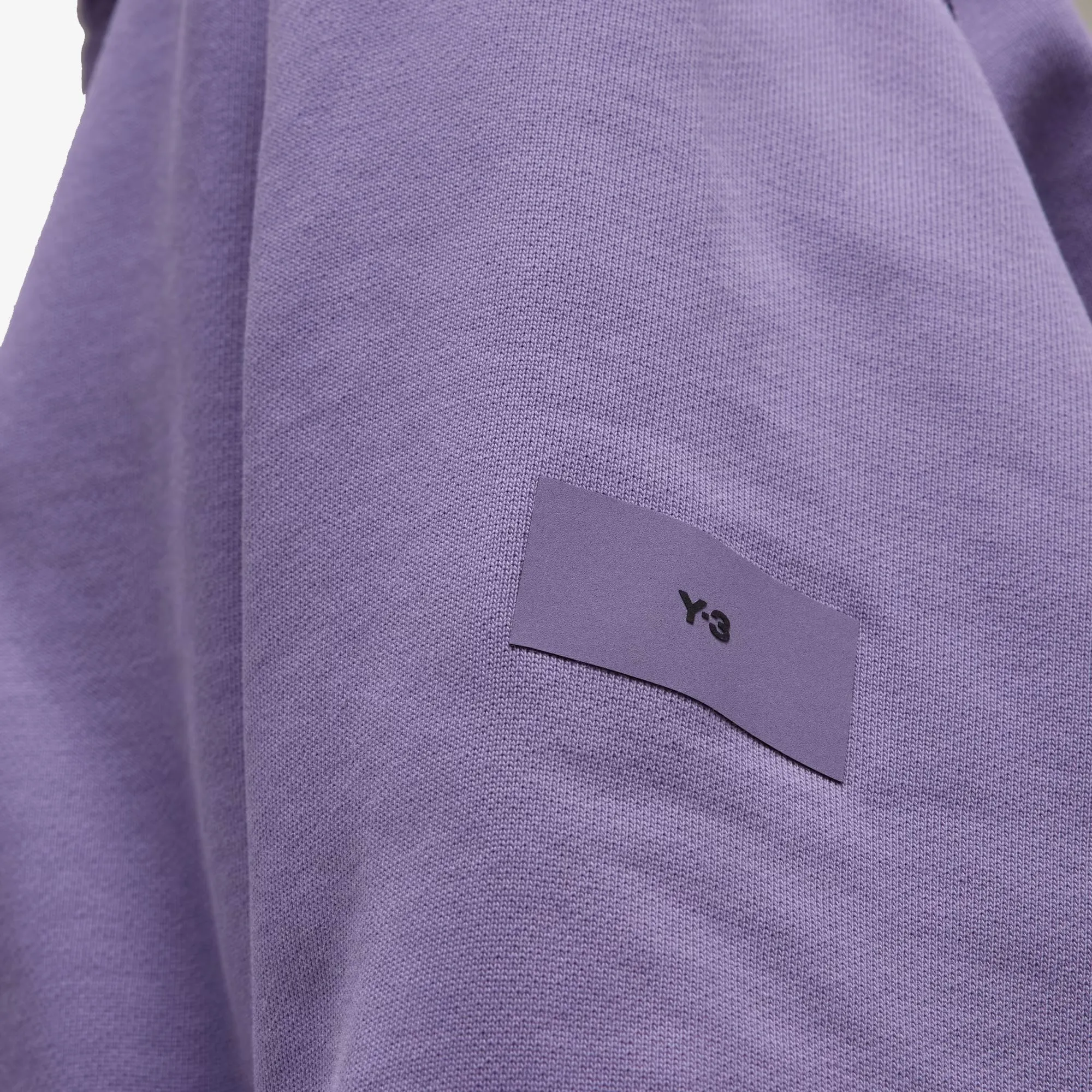 Y-3 | ORGANIC COTTON TERRY BOXY HOODIE  { TECH PURPLE