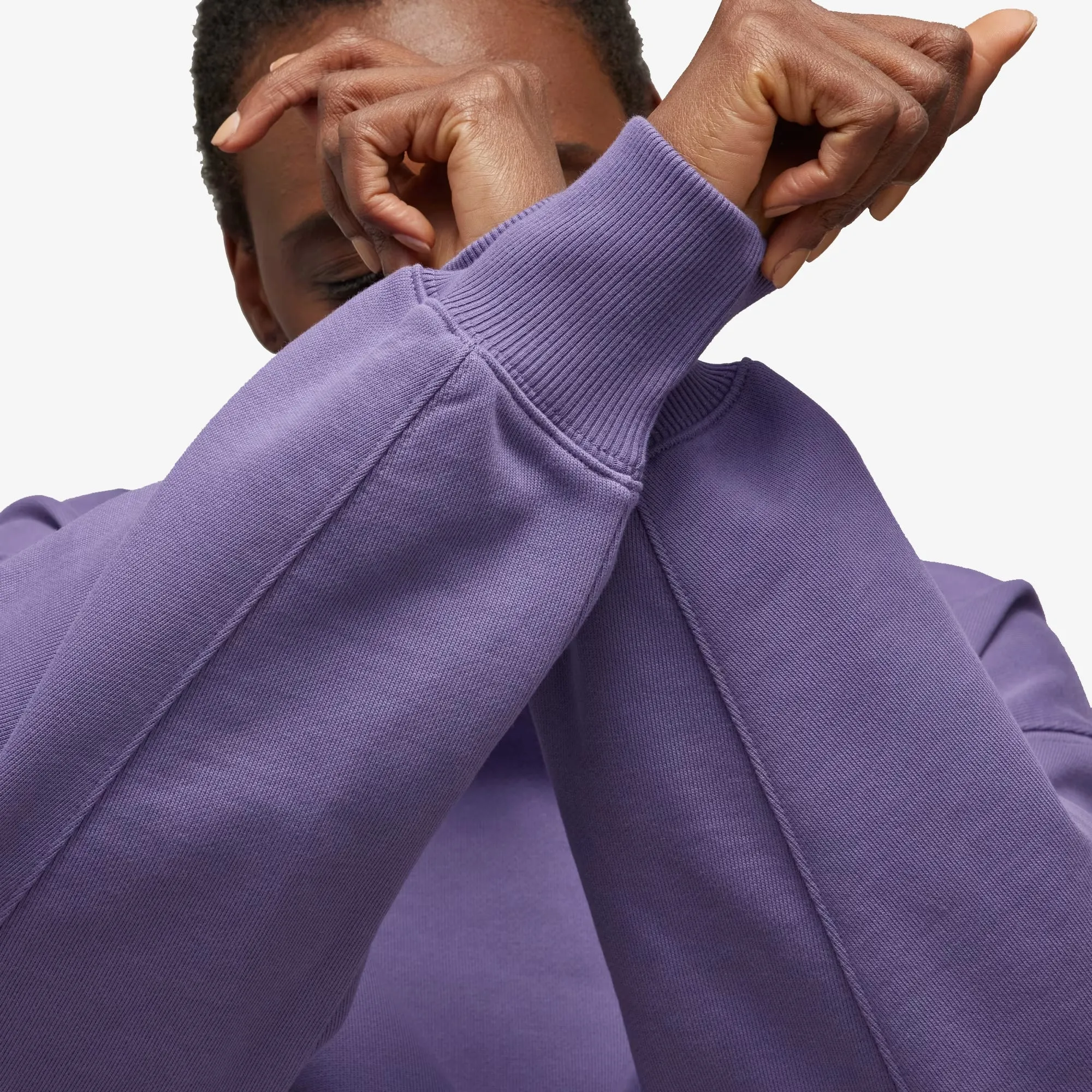Y-3 | ORGANIC COTTON TERRY BOXY HOODIE  { TECH PURPLE